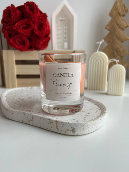 Vela Canela y Naranja