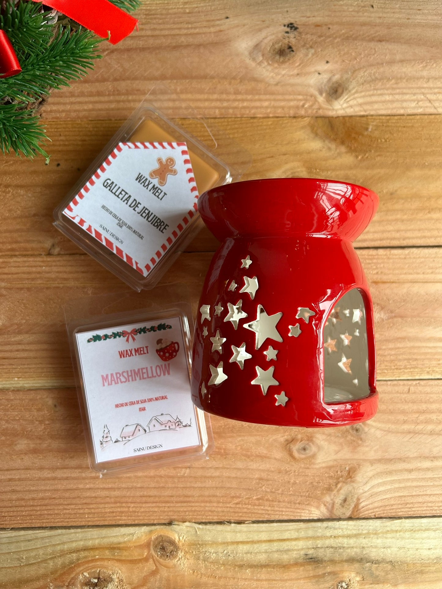 Pack Quemador y wax melt navideños