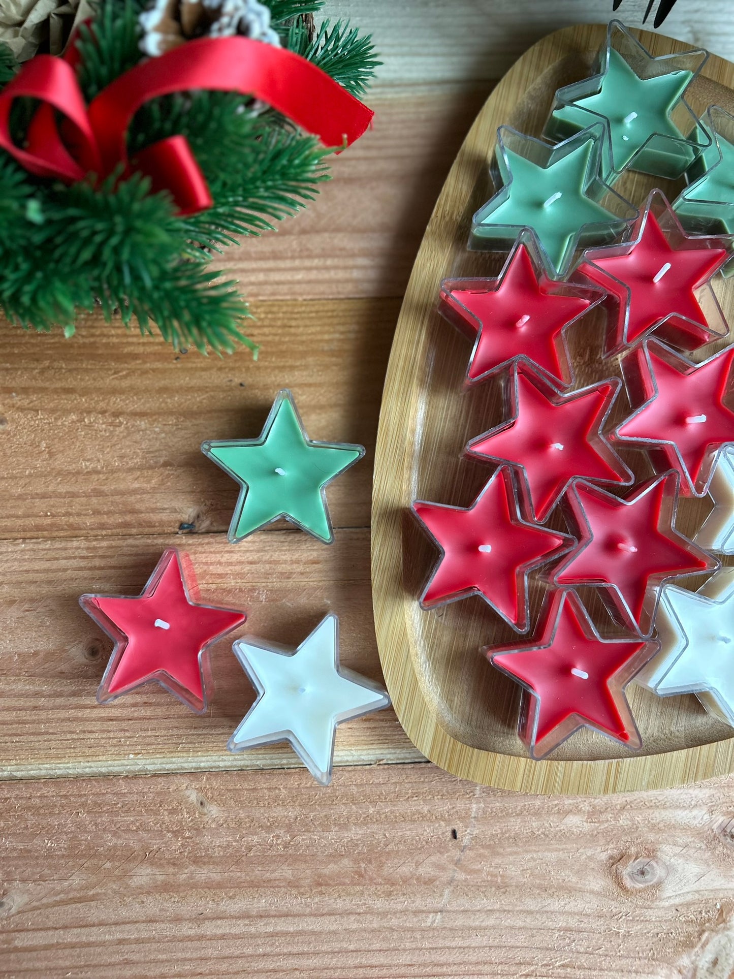 Pack velas de té estrella