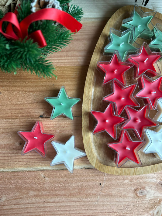 Pack velas de té estrella