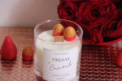 Vela Fresas y Caramelo
