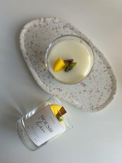 Vela mousse de limón