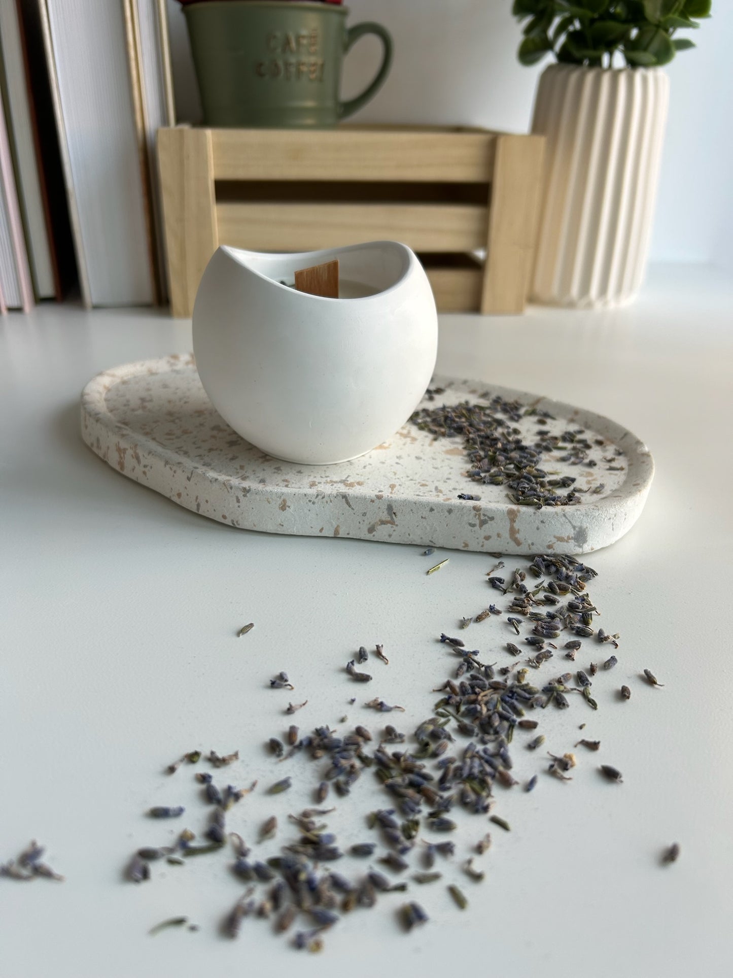 Vela Luna de lavanda