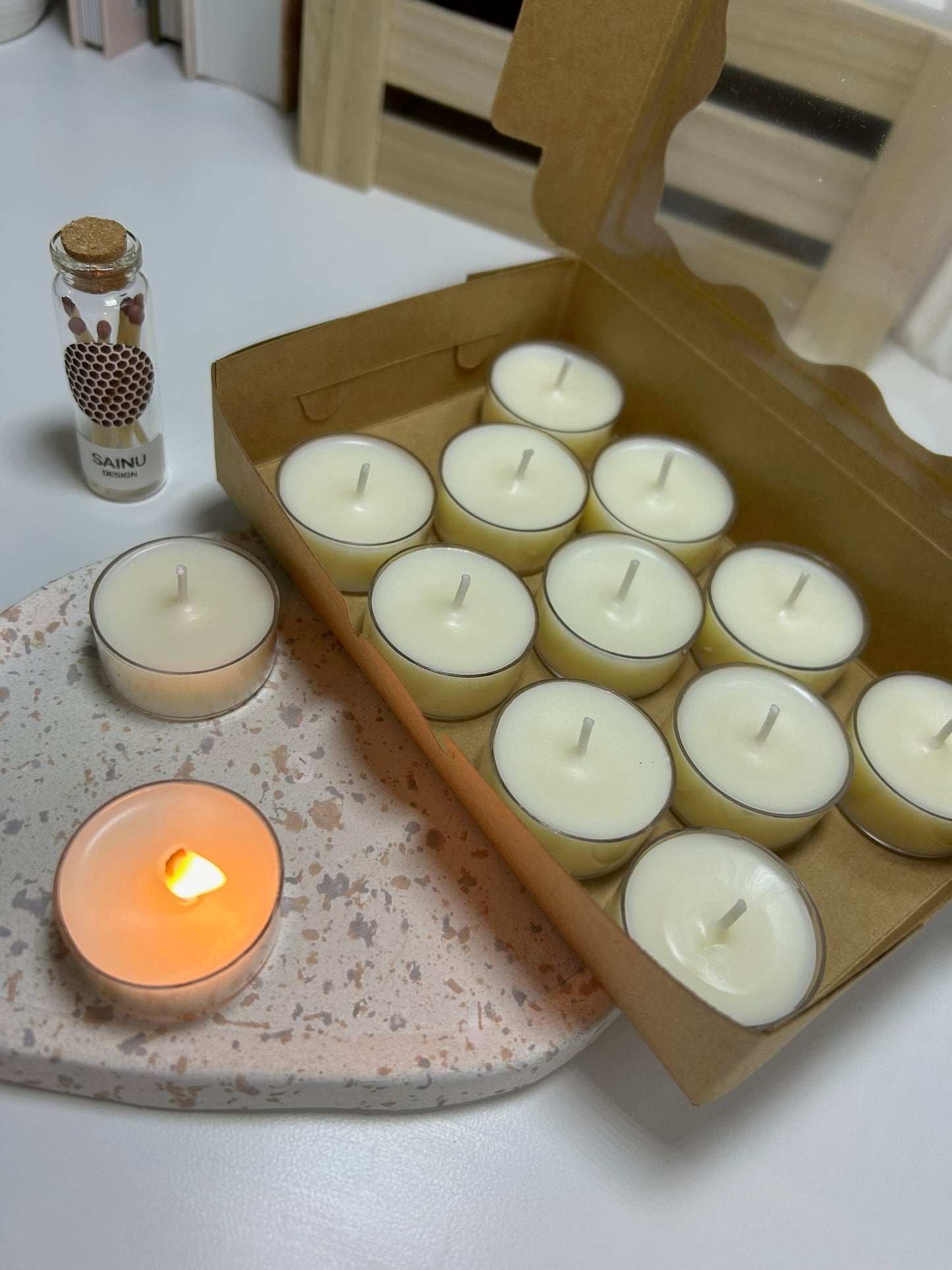 Pack 11 velas de té